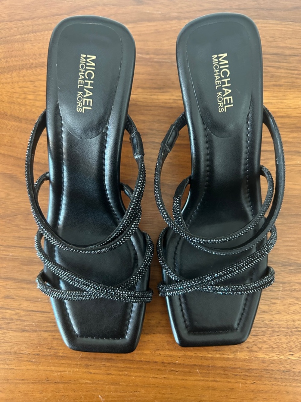 MICHAEL Michael Kors Corrine Rhinestone Strappy Sandals - Picture 4 of 6